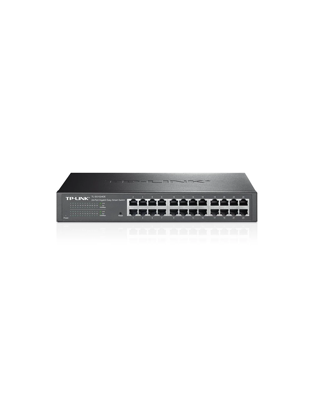 Le TP-Link TL-SG1024DE est un switch Easy Smart avec 24 ports Gigabit, conçu pour offrir une connectivité réseau rapide et stable dans les environnements professionnels à un prix abordable. Il est idéal pour les petites et moyennes entreprises cherchant à optimiser leurs infrastructures réseau avec une gestion simplifiée et des fonctionnalités avancées.